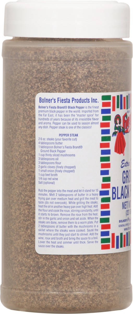 slide 9 of 10, Fiesta Bolners Fiesta Medium Ground Black Pepper, 8 oz