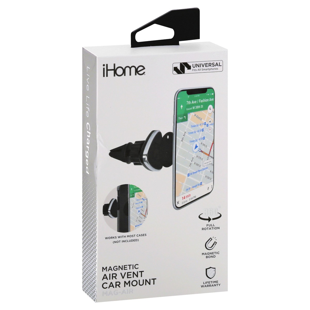 slide 7 of 11, iHome Magnetic Air Vent Car Mount 1 ea, 1 ct