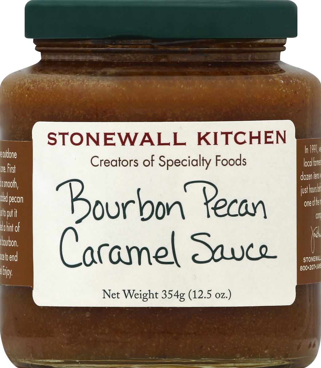 slide 1 of 3, Stonewall Kitchen Bourbon Pecan Caramel Sauce 12.5 oz, 12 oz