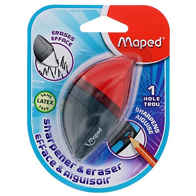 slide 1 of 1, Maped 2in1 Sharpener and Eraser, 1 ct