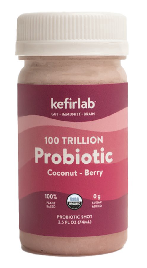 slide 1 of 1, Kefir Lab Organic Probiotic Shot - Coconut Berry, 2.5 oz