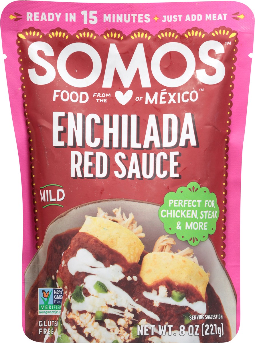 slide 5 of 14, Somos Enchilada Mild Red Sauce 8 oz, 8 oz