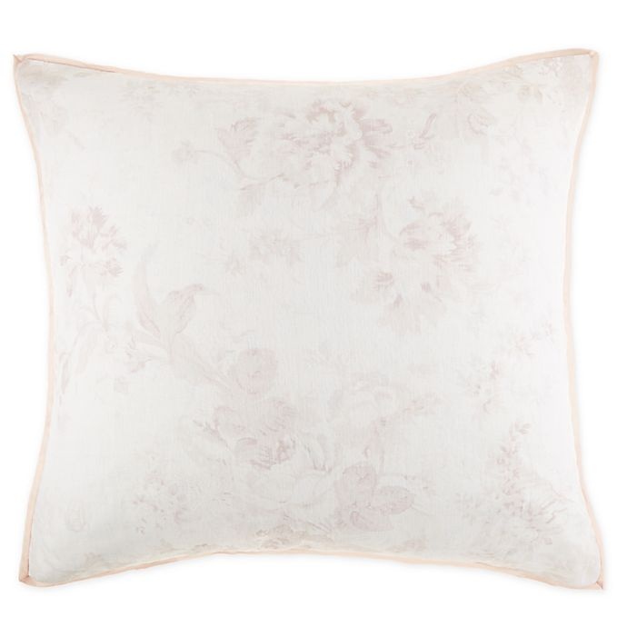 slide 1 of 4, Wamsutta Vintage Floral European Pillow Sham - Blush, 1 ct