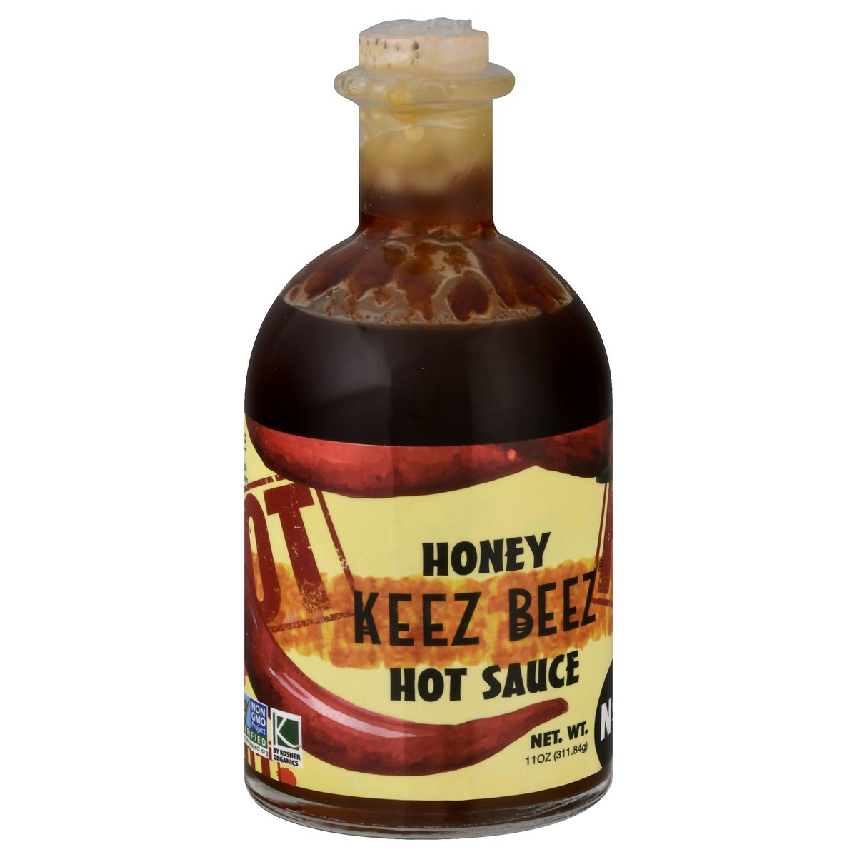 slide 10 of 13, Keez Beez Honey Hot Sauce 11 oz, 11 oz