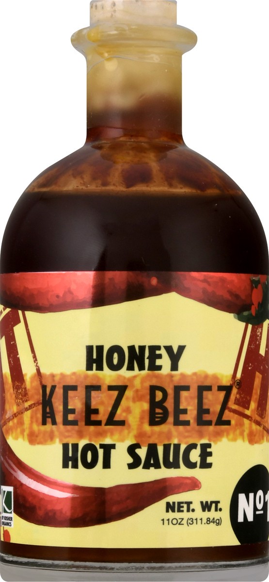 slide 11 of 13, Keez Beez Honey Hot Sauce 11 oz, 11 oz