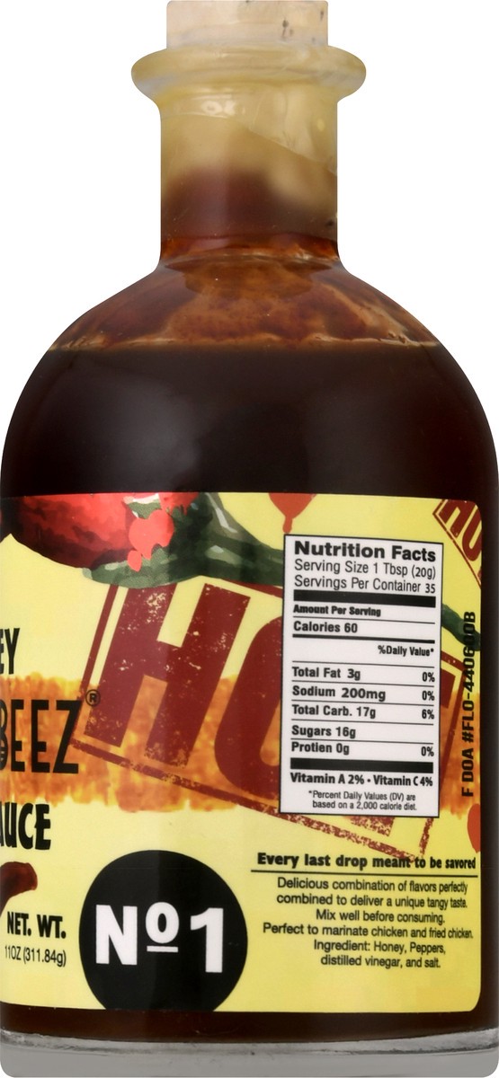 slide 13 of 13, Keez Beez Honey Hot Sauce 11 oz, 11 oz