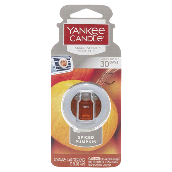slide 1 of 1, Yankee Candle Smart Scent Vent Clip Spiced Pumpkin, 1 ct