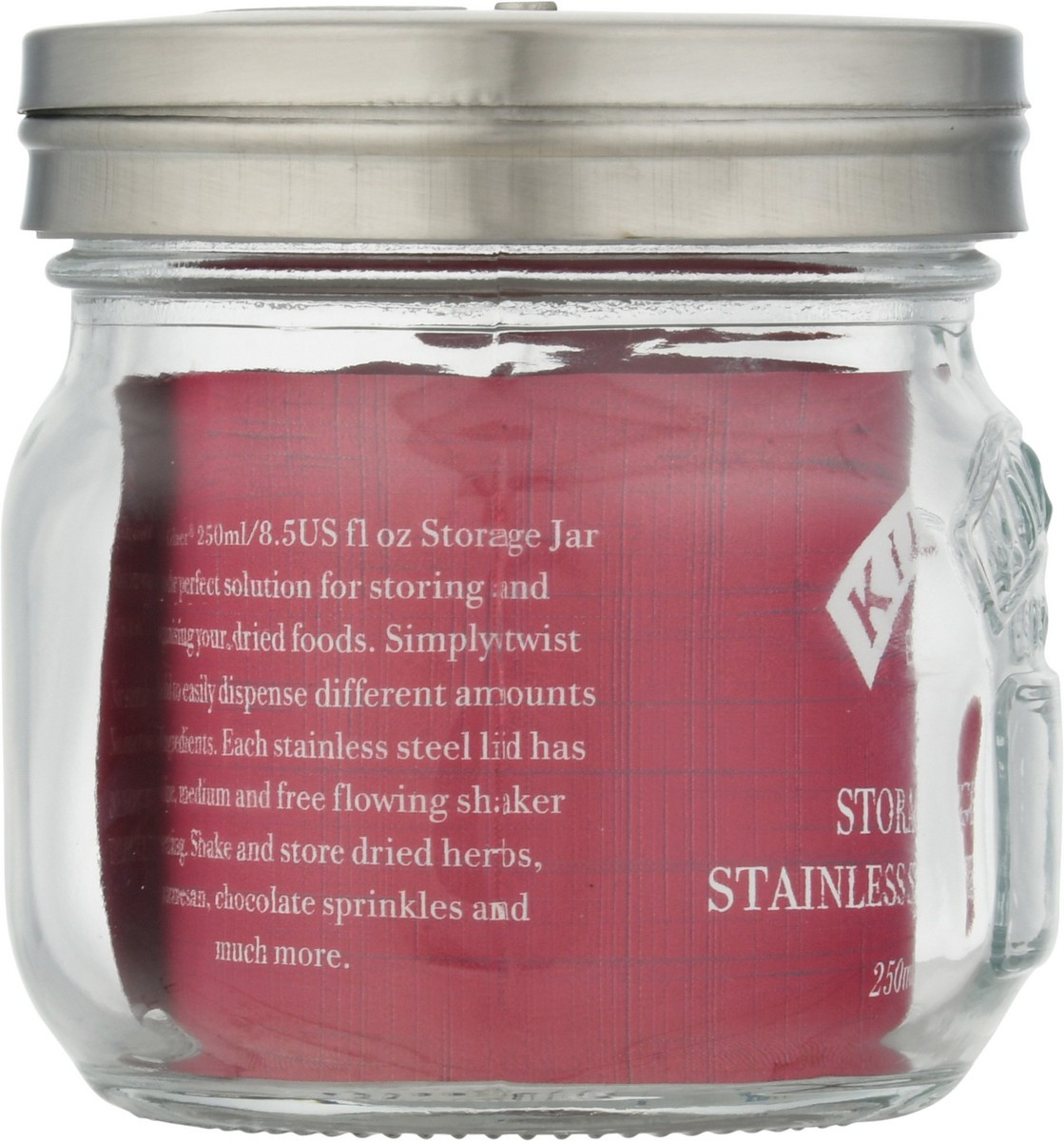 slide 4 of 9, Kilner 8.5 Ounce Storage Jar with Shaker Lid 1 ea, 1 ct