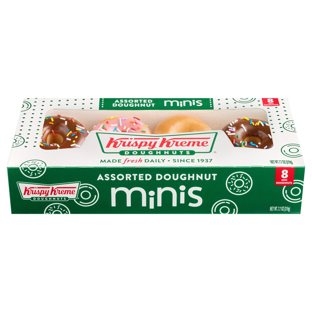 slide 7 of 7, Krispy Kreme Assorted Minis Doughnuts, 8 ct