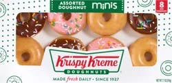 Krispy Kreme 8-Count Assorted Minis Doughnuts