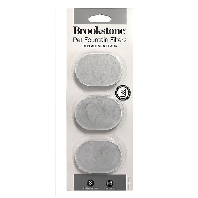 Brookstone Motion Sensor Pet Water Fountain Replacement Filters 3 ct