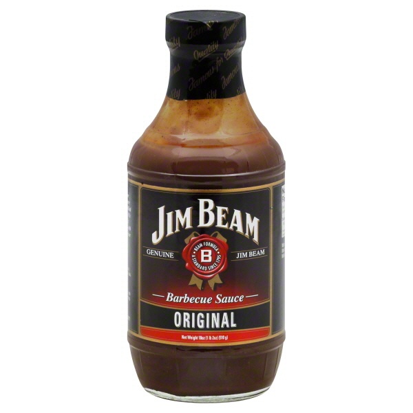 slide 1 of 1, Jim Beam Barbecue Sauce, Original, 18 oz