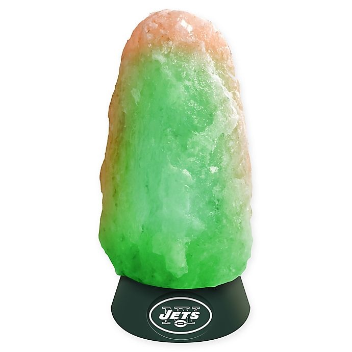 slide 1 of 1, NFL New York Jets Salt Crystal Lamp, 1 ct