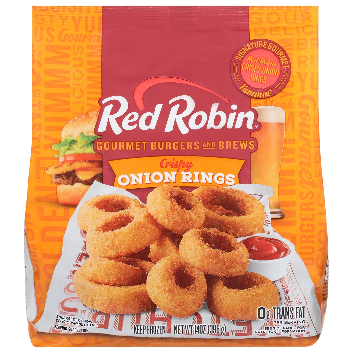 slide 1 of 8, Red Robin Crispy Onion Rings, 14 oz