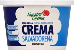 Nuestra Crema Sour Cream 16 oz