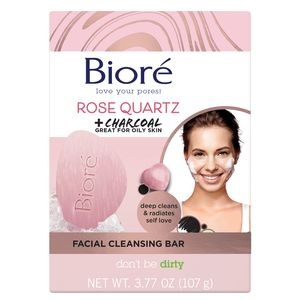 slide 1 of 1, Biore Rose Quartz Bar, 3.77 Oz, 3.77 oz