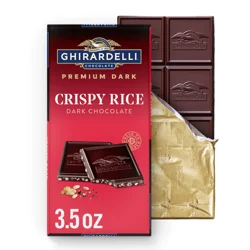 Ghirardelli Intense Dark Crispy Rice Dark Chocolate Bar, 3.5oz