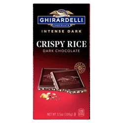 Ghirardelli Intense Dark Crispy Rice Dark Chocolate Bar, 3.5oz