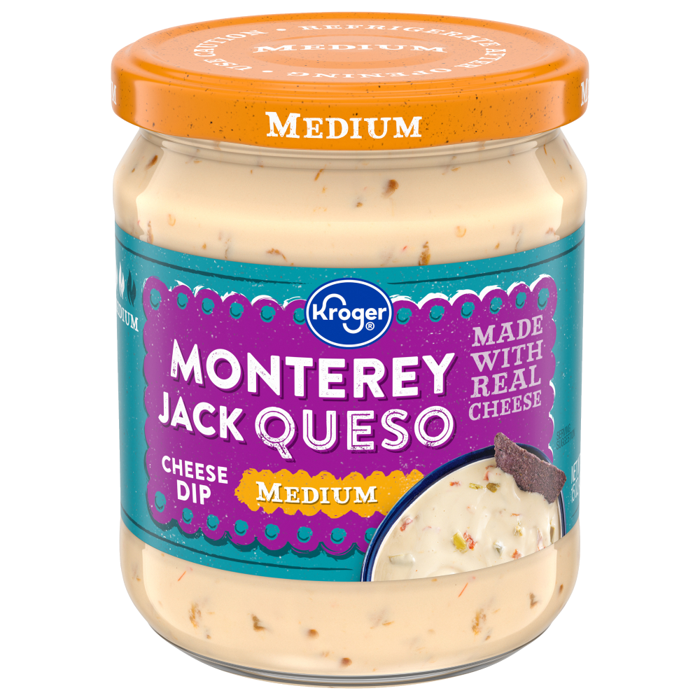 slide 3 of 5, Kroger Monterey Jack Queso, 15 oz