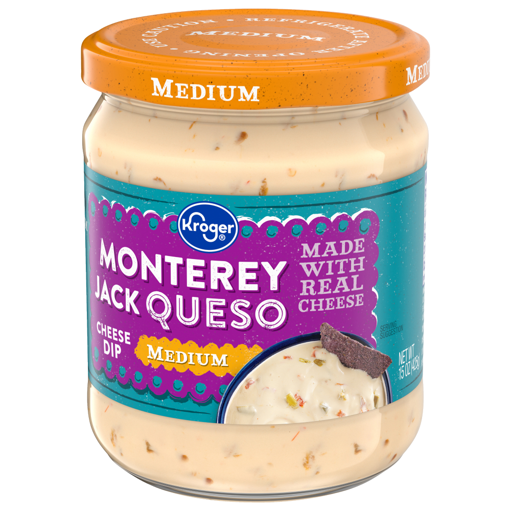 slide 5 of 5, Kroger Monterey Jack Queso, 15 oz