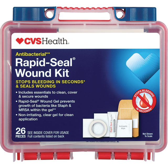 slide 1 of 1, CVS Rapid Seal First Aid Kit 26Pc, 1 kit