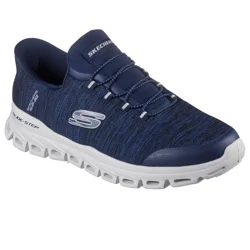 Skechers Men's Glide step Zefyr Casual Shoes, Navy, Size 13
