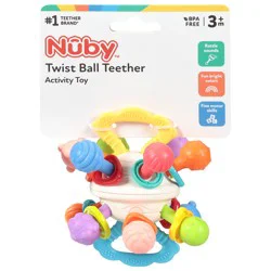 Nuby 3m+ Activity Toy Twist Ball Teether
