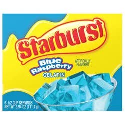 Starburst Blue Raspberry Gelatin