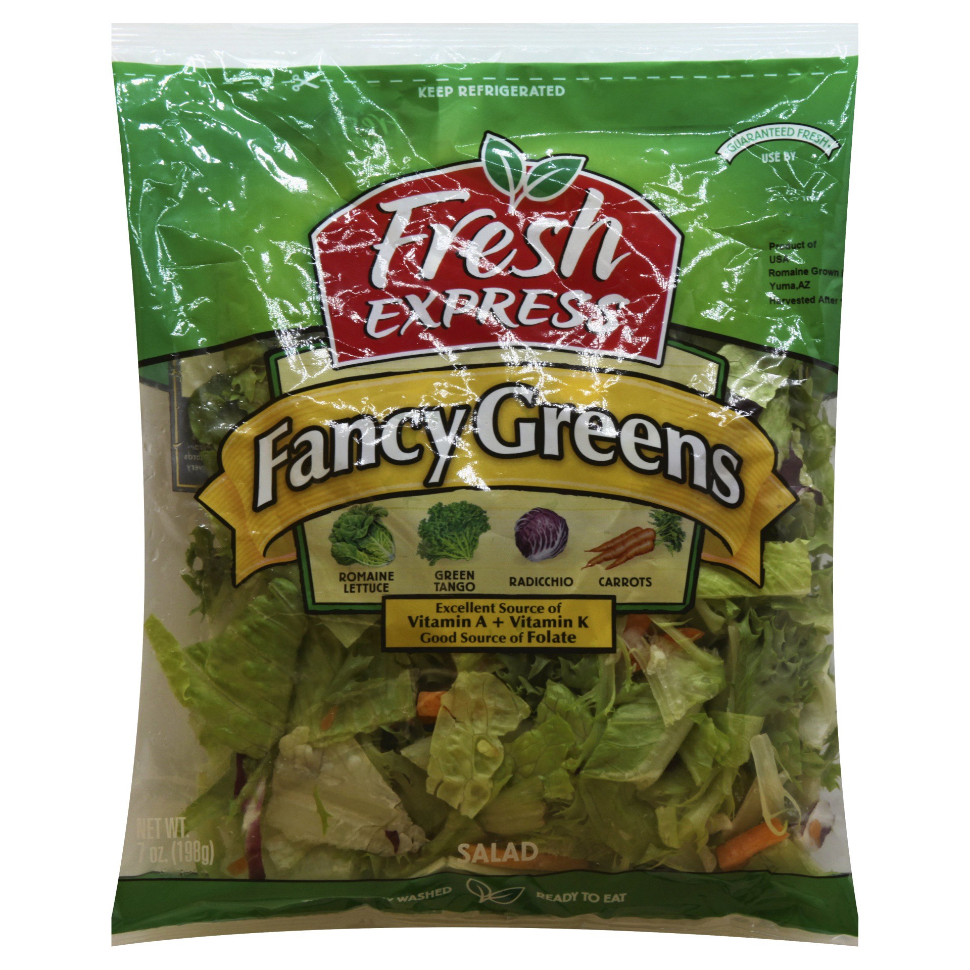 slide 1 of 1, Fresh Express Fancy Greens, 7 oz