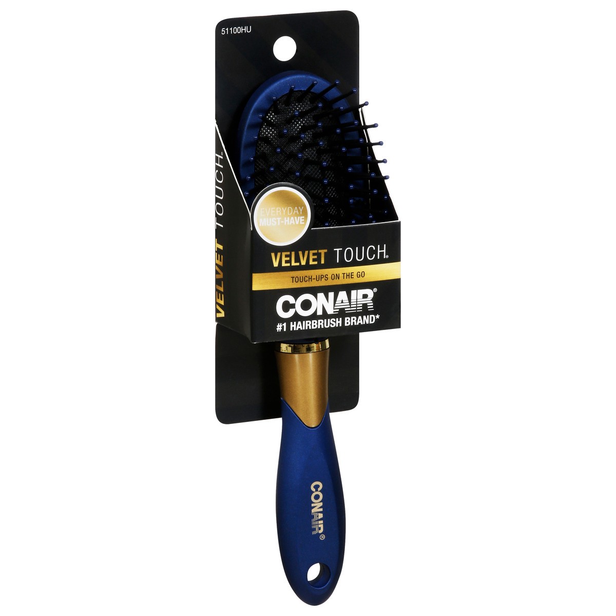 slide 7 of 12, Conair Velvet Touch Hair Brush 1 ea, 1 ct