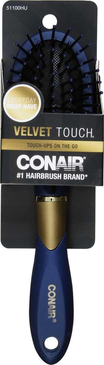 slide 8 of 12, Conair Velvet Touch Hair Brush 1 ea, 1 ct