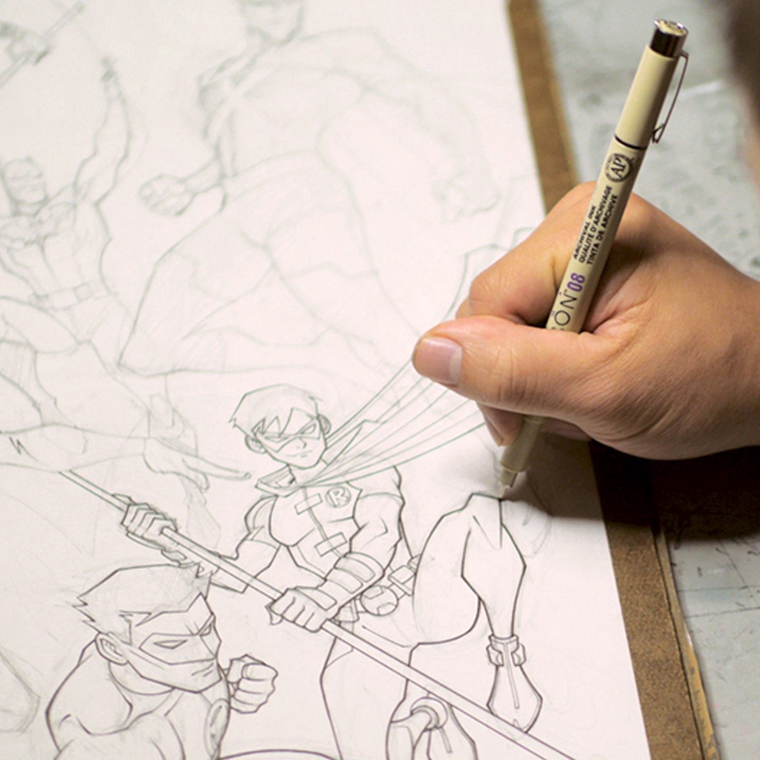 slide 3 of 5, Sakura Pigma Micron Fine Line Black 3 Piece Pen Set, 3 ct