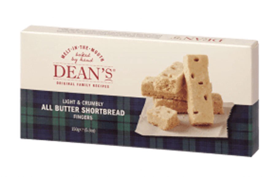 slide 1 of 1, Dean's All Butter Shortbread Fingers, 150 gram