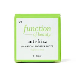Function of Beauty Anti-Frizz Hair Goal Add-In Booster Treatment Shots with Beetroot Extract - 2 pk / 0.2 fl oz