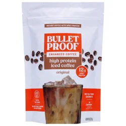 Bulletproof High Protein Iced Coffee Original Instant Coffee With Whey Protein 8 Oz