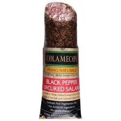 Colameco's Black Pepper Uncured Salami