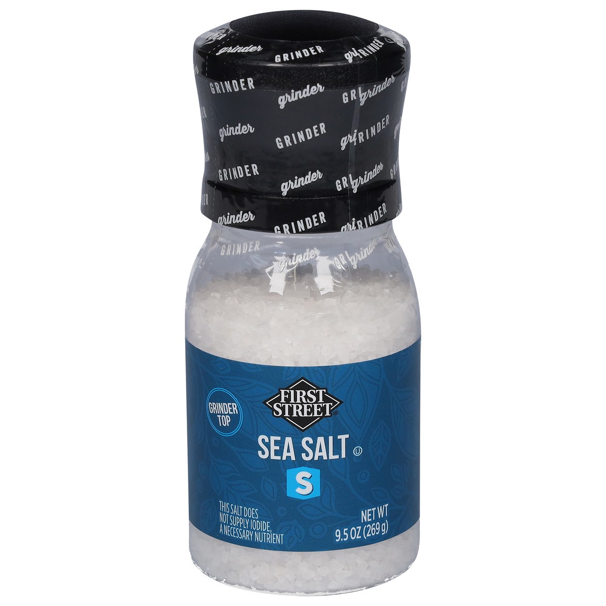 slide 11 of 13, First Street Sea Salt Grinder, 9.5 oz