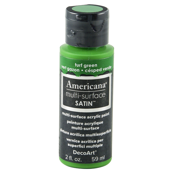 slide 1 of 4, Americana Multi Surface Paint Turf Green, 2 oz