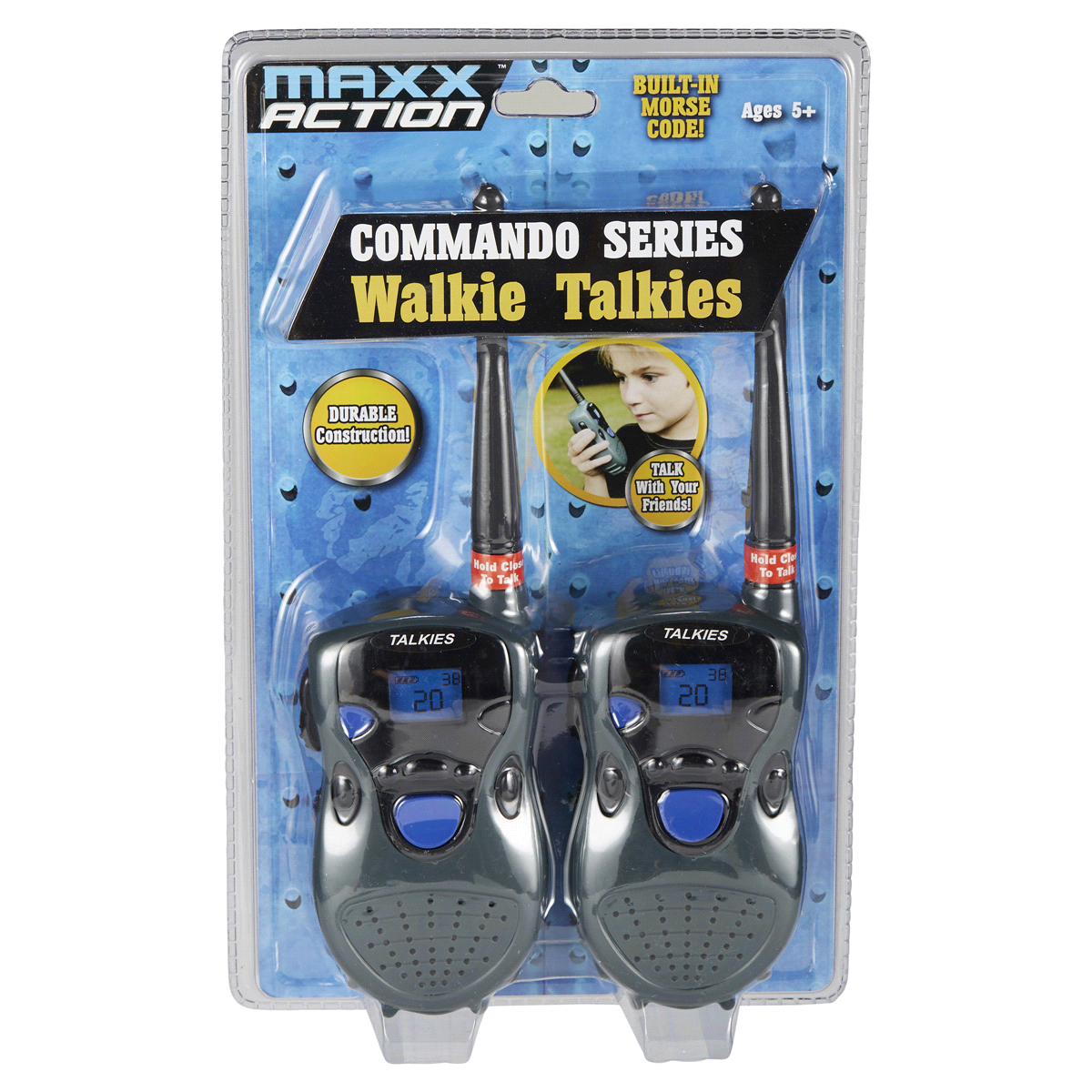 slide 1 of 5, Maxx Action Commando Walkie Talkies, 2 pc