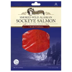 Echo Falls Salmon - Wild Alaskan Sockeye Smoked Sliced