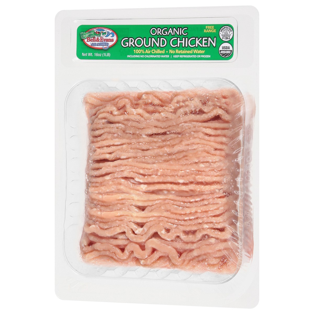 slide 9 of 14, Bell & Evans Organic Ground Chicken, 16 oz