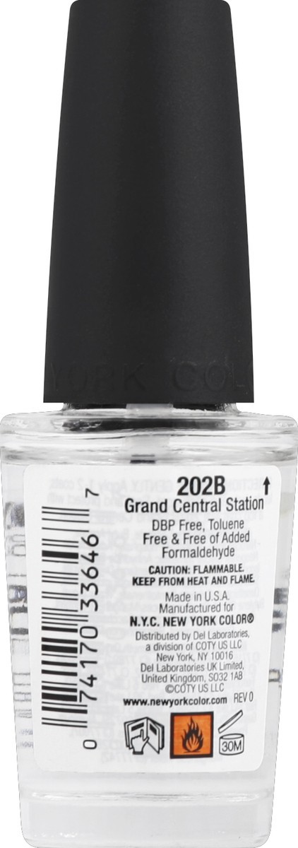 slide 3 of 3, NYC Top Coat 0.33 oz, 0.33 oz