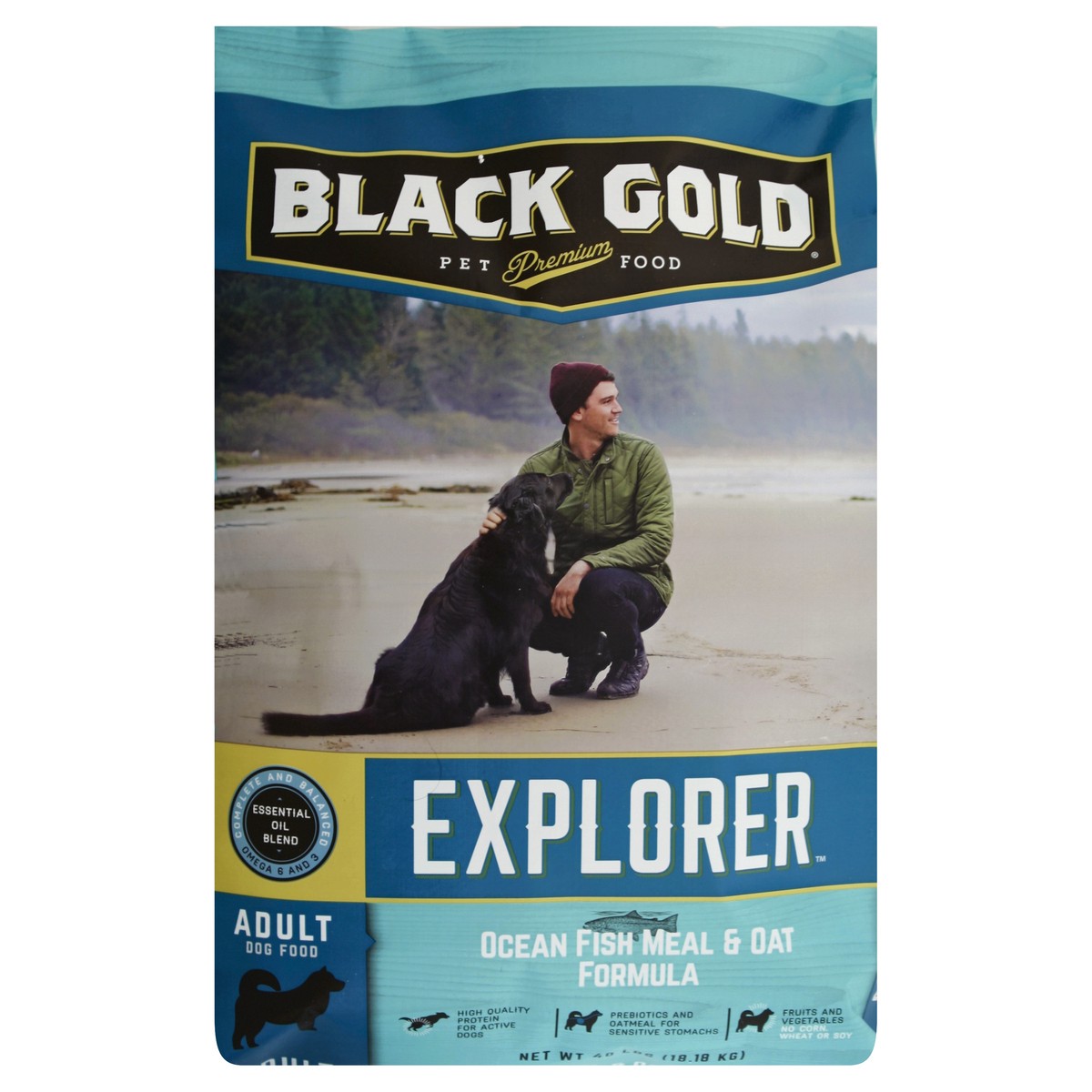 slide 8 of 8, Black Gold Dog Food 40 lb, 40 lb