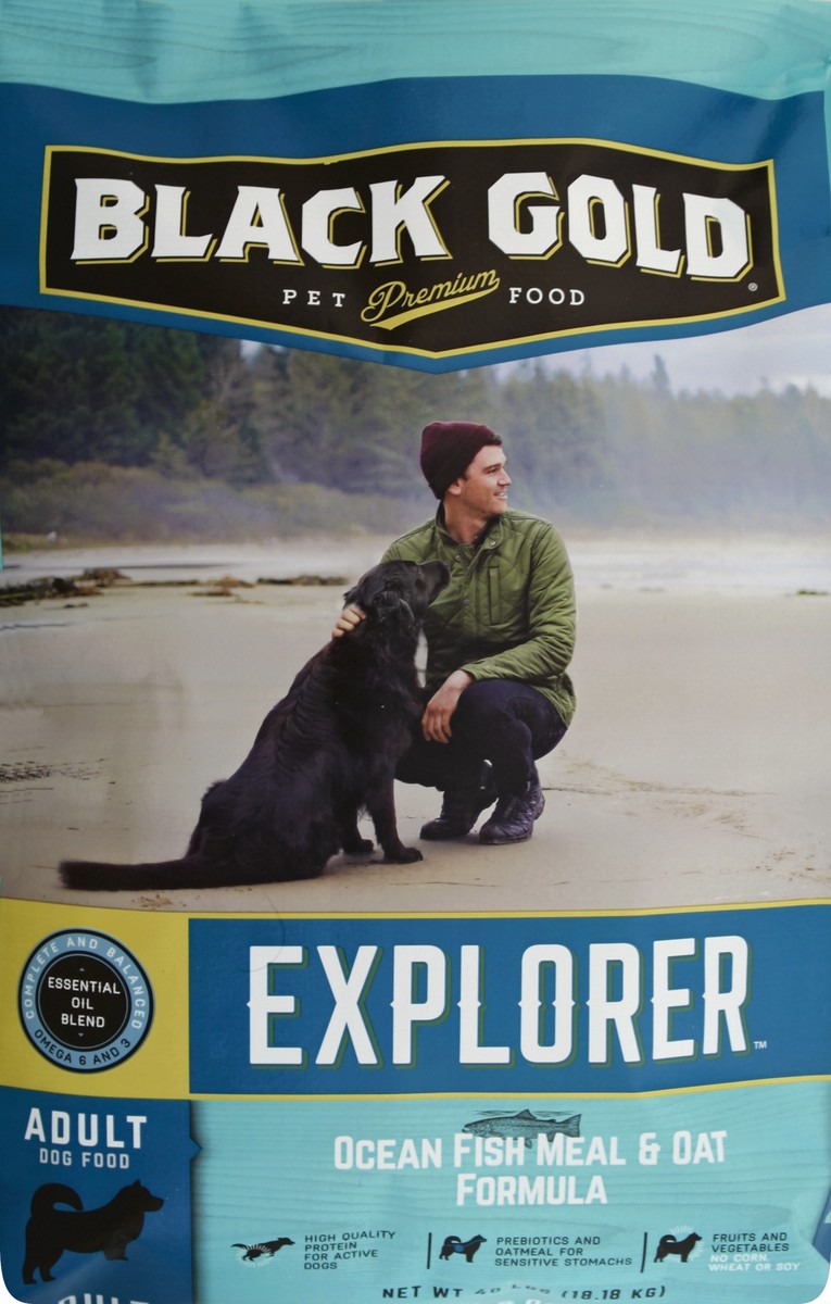 slide 1 of 8, Black Gold Dog Food 40 lb, 40 lb