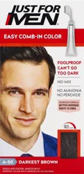Just for Men Darkest Brown A-50 Easy Comb-In Color - 1 ea