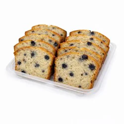 Blueberry Sliced Loaf Cake