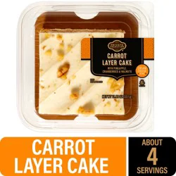 Private Selection 3-Layer 4"X4" Carrot Cake Square