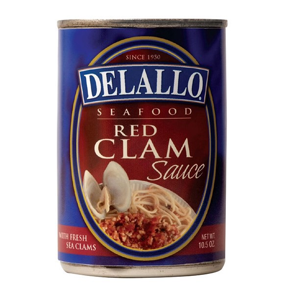 slide 1 of 4, Delallo Seafood Red Clam Sauce, 10.5 oz