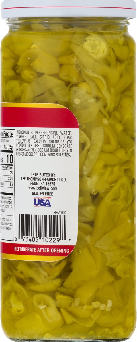 slide 13 of 13, Bell-View Sliced Golden Greek Pepperoncini 16 oz, 16 oz