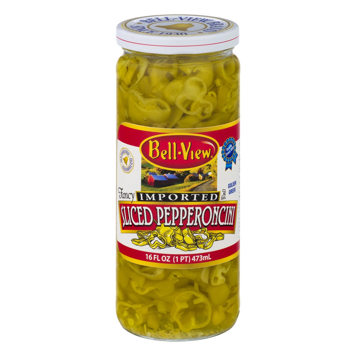 slide 2 of 13, Bell-View Sliced Golden Greek Pepperoncini 16 oz, 16 oz